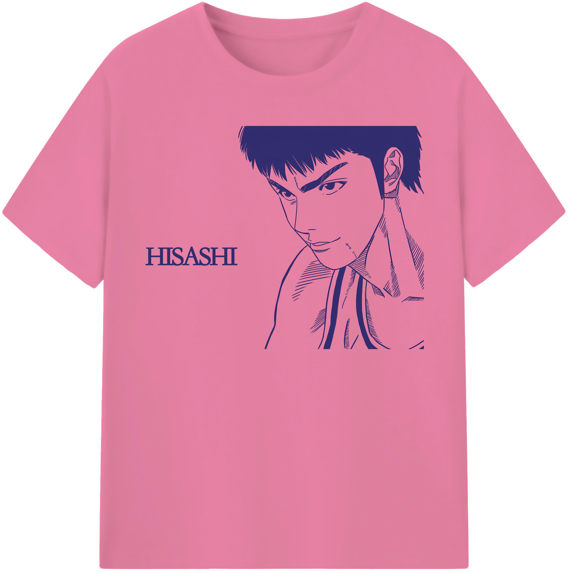 SLAM DUNK／スラムダンク 綿100％半袖Tシャツ（フロントプリント）